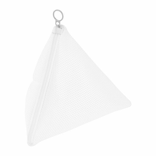 Мешок для стирки Ikea Slibb, сумка для стирки Икеа Слибб, белая/серая, 22х19 см, 1 шт