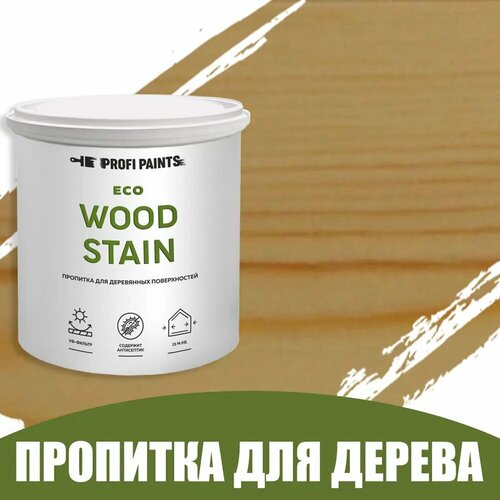 Пропитка для дерева с воском для наружных работ Profipaints Eco Wood Stain 0.9л Прозрачный