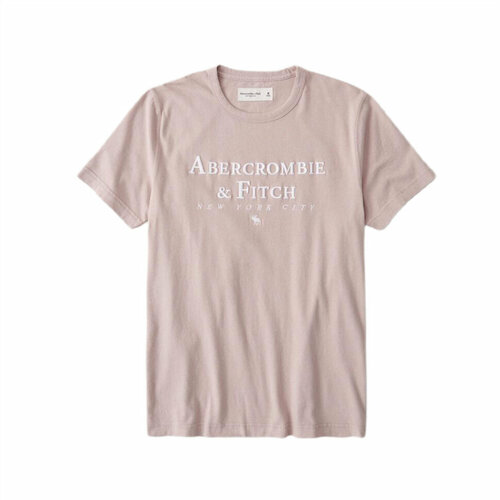 Футболка Abercrombie & Fitch, размер XXL, коралловый