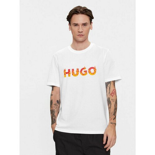 Футболка HUGO, размер XS [INT], белый
