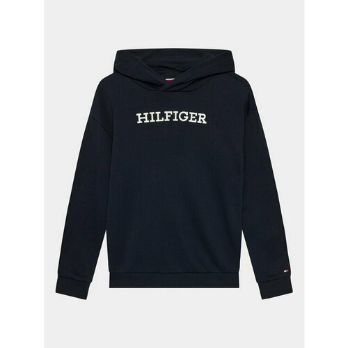 Худи TOMMY HILFIGER, размер 16Y [METY], синий худи tommy hilfiger размер 16y [mety] синий