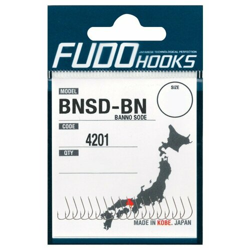 Крючки Fudo Banno Sode BNSD-BN 4201 BN №12