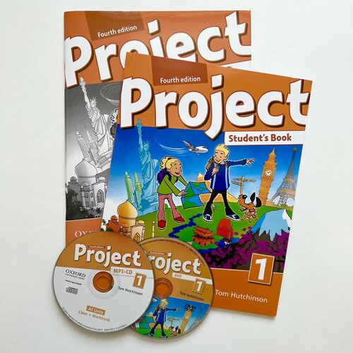 Project 1 fourth edition (четвертое издание) комплект учебник+тетрадь+CD