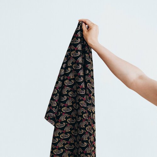 Ткань для шитья одежды шелк натуральный ткань шелк натуральный хризантемы на черном ткань для шитья