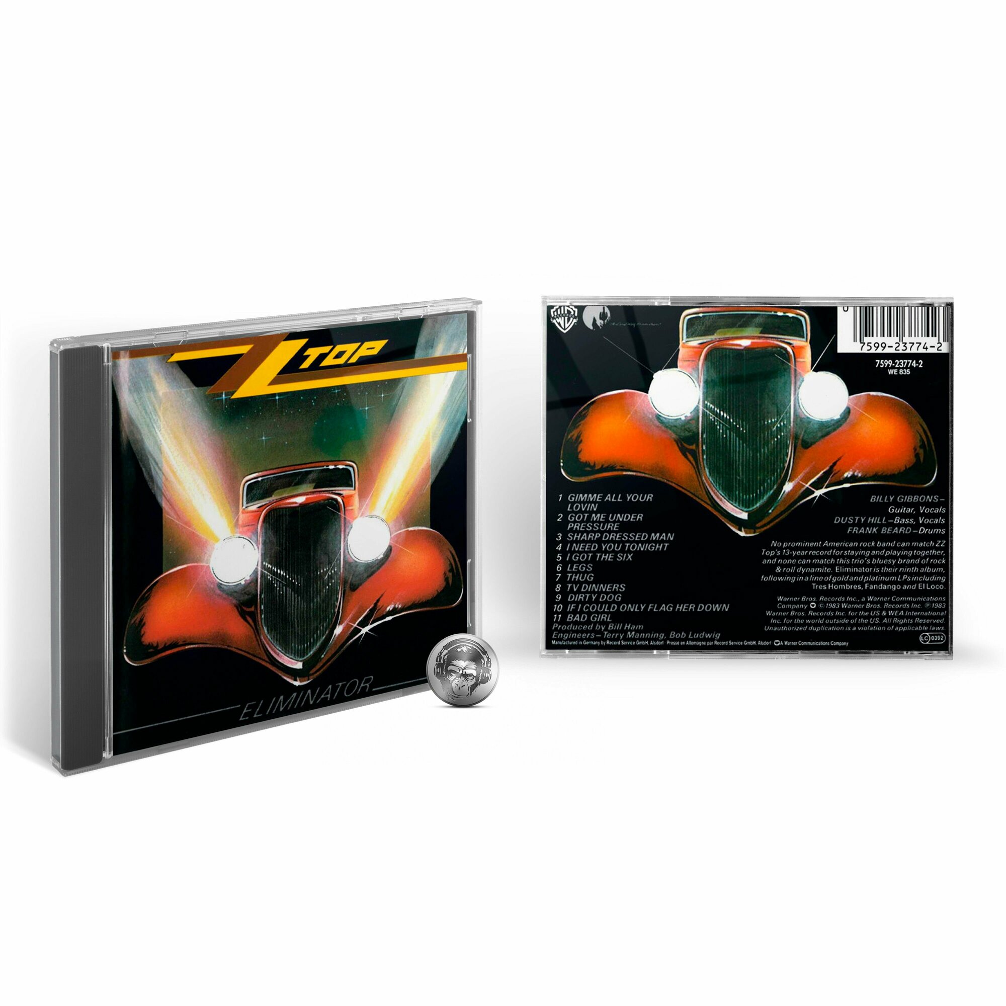 ZZ Top - Eliminator (1CD) 1983 Jewel Аудио диск