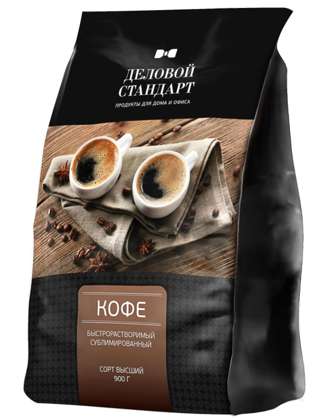 Кофе Деловой Стандарт растворимый, сублимированный, 900 гр