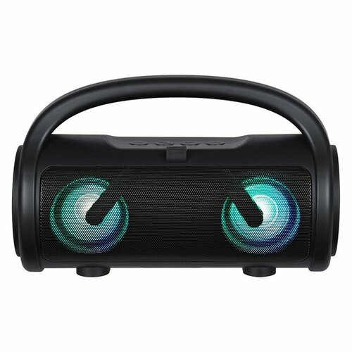 Портативаня колонка Boom 10 Вт 1200 мАч BT FM подсветка черная 271000₽