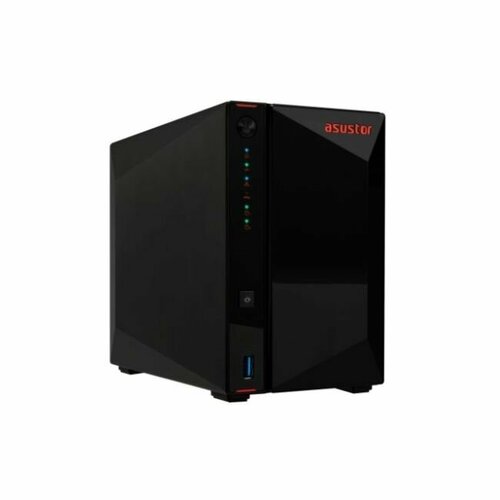 Система хранения данных ASUSTOR 2-Bay NAS/Media player /Intel Celeron N5105 2.0GHz up to 2.9GHz, 4GB SO-DIMM DDR4, noHDD(HDD, SSD),/2x 2,5Gb