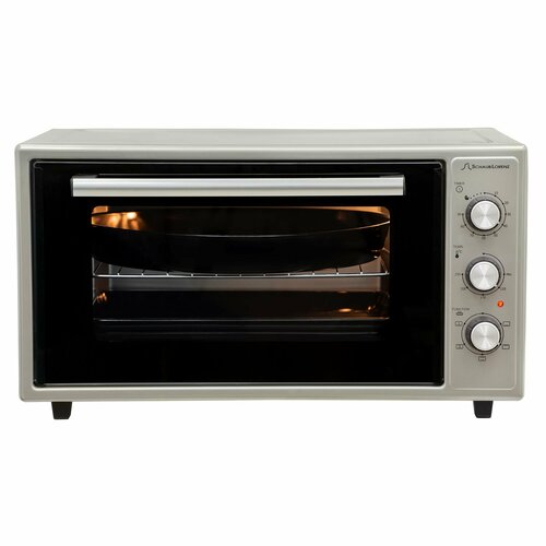 Мини-печь электрическая Schaub Lorenz SLE OE5051 5 режимов 50л мощность 16 кВт конвекция таймер 90 мин автоматическое отключение со звуковым сигналом скрытый тэн круглый противень освещение камеры 1348100₽