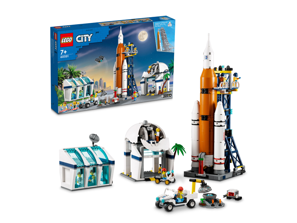Конструктор LEGO City Space Port 60351 Космодром, 1010 дет.