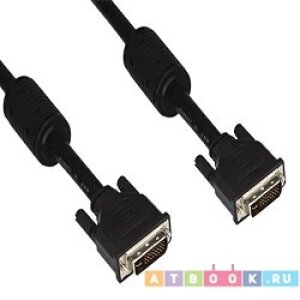 Кабель DVI-DVI 5.0м Dual Link VCOM Telecom 2 фильтра VDV6300-5M - фото №11