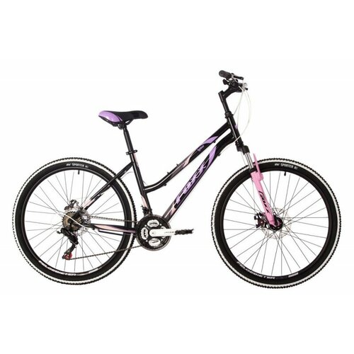 Велосипед 26 Foxx LATINA D (DISK) (18-ск.) Черный (рама 17) BK4 велосипед 26 forward iris 2 0 disk 18 ск 2022 рама 17 черный розовый
