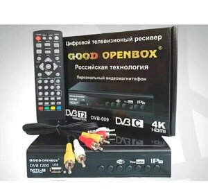 ТВ-тюнер Openbox DVB-009 черный