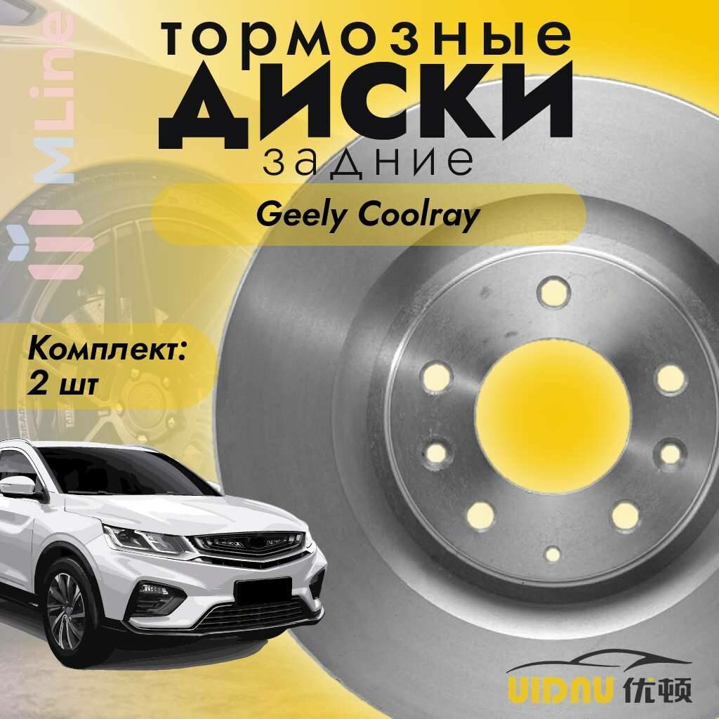 Тормозные диски задние (комплект) UIDNU 01106Z для Geely Coolray (Кулрей), Belgee X50