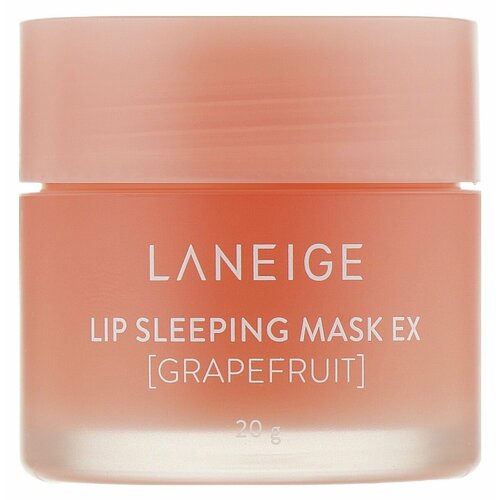 laneige sleeping mask ex с мятой и шоколадом 20 г LANEIGE Маска для губ с экстрактом грейпфрута LANEIGE LIP SLEEPING MASK EX/GRAPEFRUIT/, 20гр