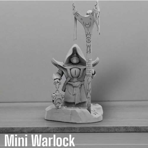 Модель Mini Warlock, дота
