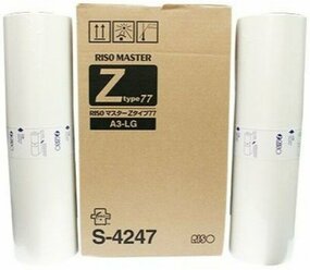 S-4247 RISO оригинальная мастер пленка А3 для Riso RZ-300/ 370/ 390/ 570; EZ-300/ 370/ 390/ 590; RV-