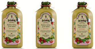 Рецепты бабушки Агафьи Крем-пена для ванн Антистресс, 500 мл, 3 шт