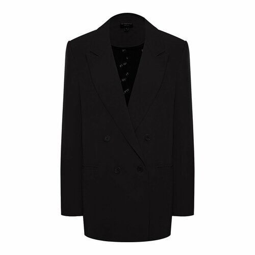 ZI OUTFIT, размер S, черный кожаная куртка zi outfit размер l серый серебряный