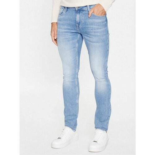 Джинсы GUESS, размер 32.34 [JEANS], голубой джинсы guess jeans w0ga03d3zt2 голубой 25