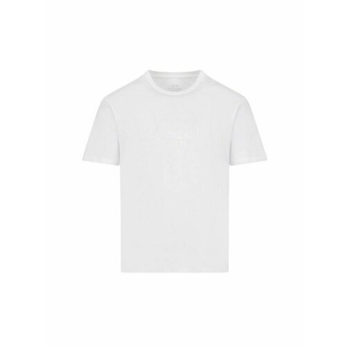 Футболка Armani Exchange, размер XXL [producenta.mirakl], белый creative skeleton summer regular t shirt women soft casual white t shirts tops funny printed streetwear t shirt