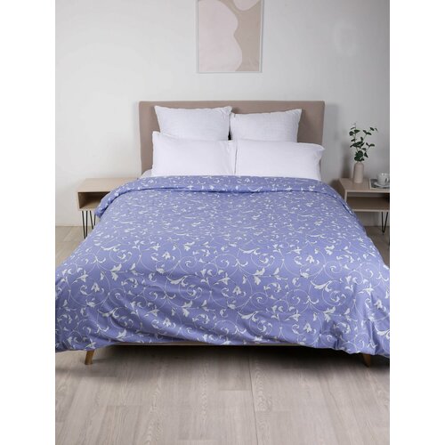 Пододеяльник 180x215 двух спальный, на молнии, хлопок 100%, ИНТЕТЕКС