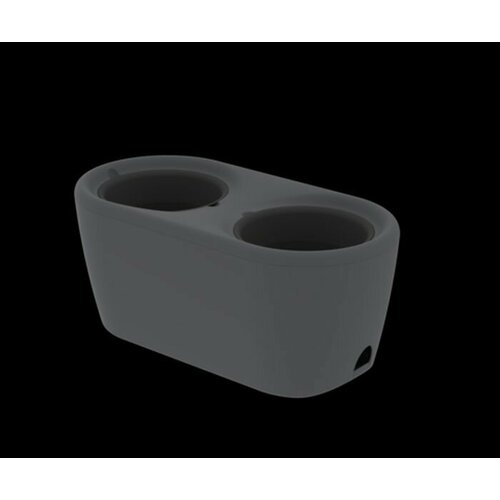 Система кашпо Дивный сад цвет темно-серый 4л х 2 2554₽