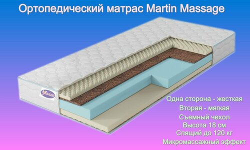 Матрас ALABRI Martin Massage 130х190х18