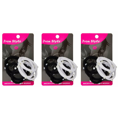 Резинки для волос Iron Style набор 6 шт 3 уп 532₽