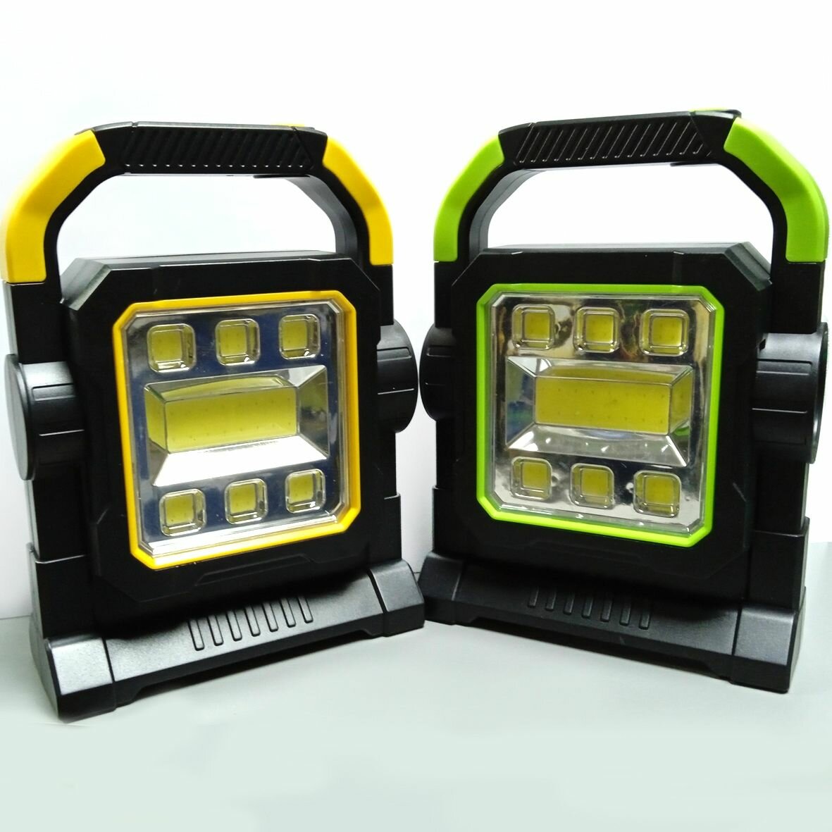 фото Аккумуляторный ручной фонарь с солнечной панелью, функция подзарядки телефона YD-1831