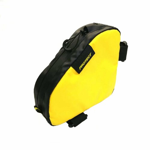 Велосумка на раму "аптечка", серия Bikepacking, р-р 15х15х5 см, цвет желтый, PROTECT™
