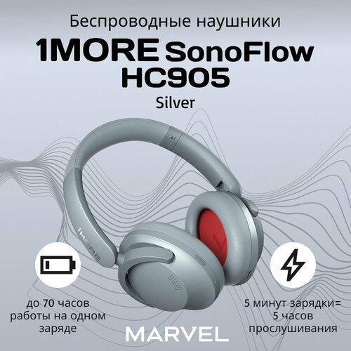 Беспроводные наушники Xiaomi 1MORE SonoFlow HC905 Silver