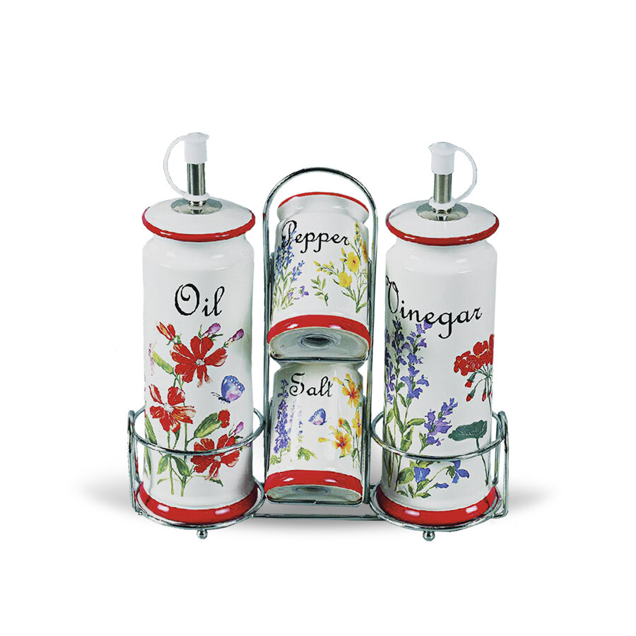 Набор для специй Maestro MR-20008-04S "Flora" 5 предметов