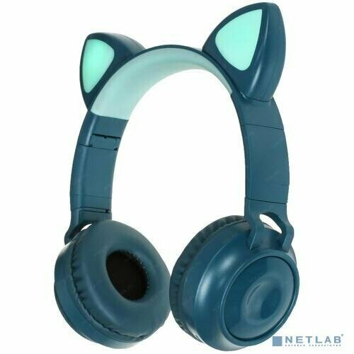 Наушники Qumo Party Cat BT 0028 Turquoise 1565₽