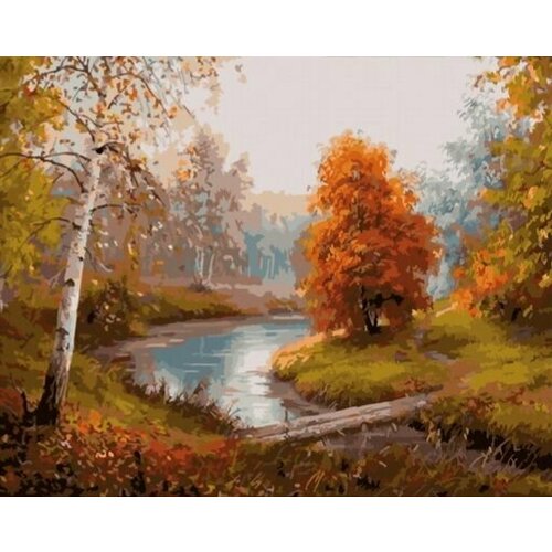 Картина по номерам Осень холст на подрамнике 40х50 см, GX4985