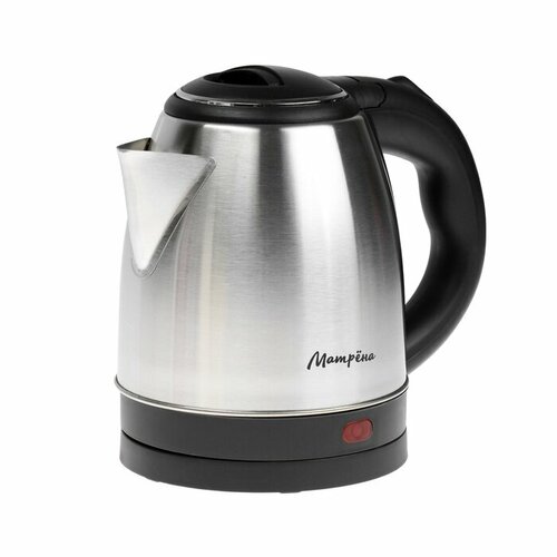 Чайник электрический матрёна MA-153 металл 12 л 1500 Вт серебристо-чёрный 308700₽