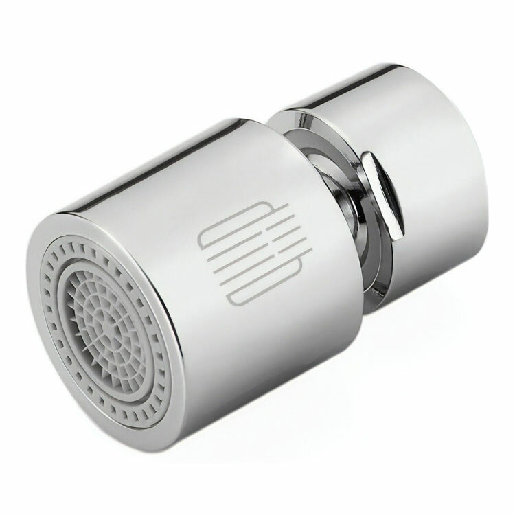 Водосберегательная насадка аэратор на кран dlllb Dual Function Faucet Bubbler silver (DXSZ001-1)
