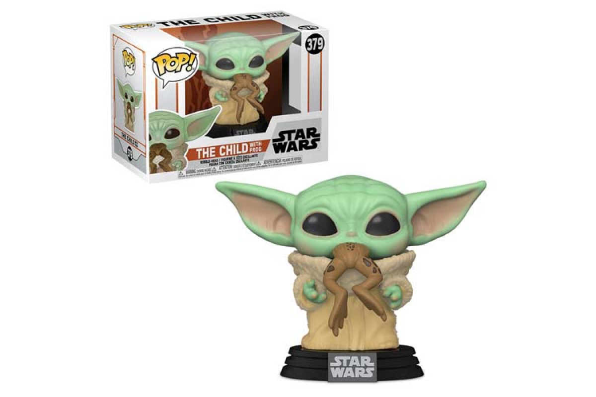 Фигурка Funko POP! Мандалорец: Малыш Грогу с лягушкой - фото №13