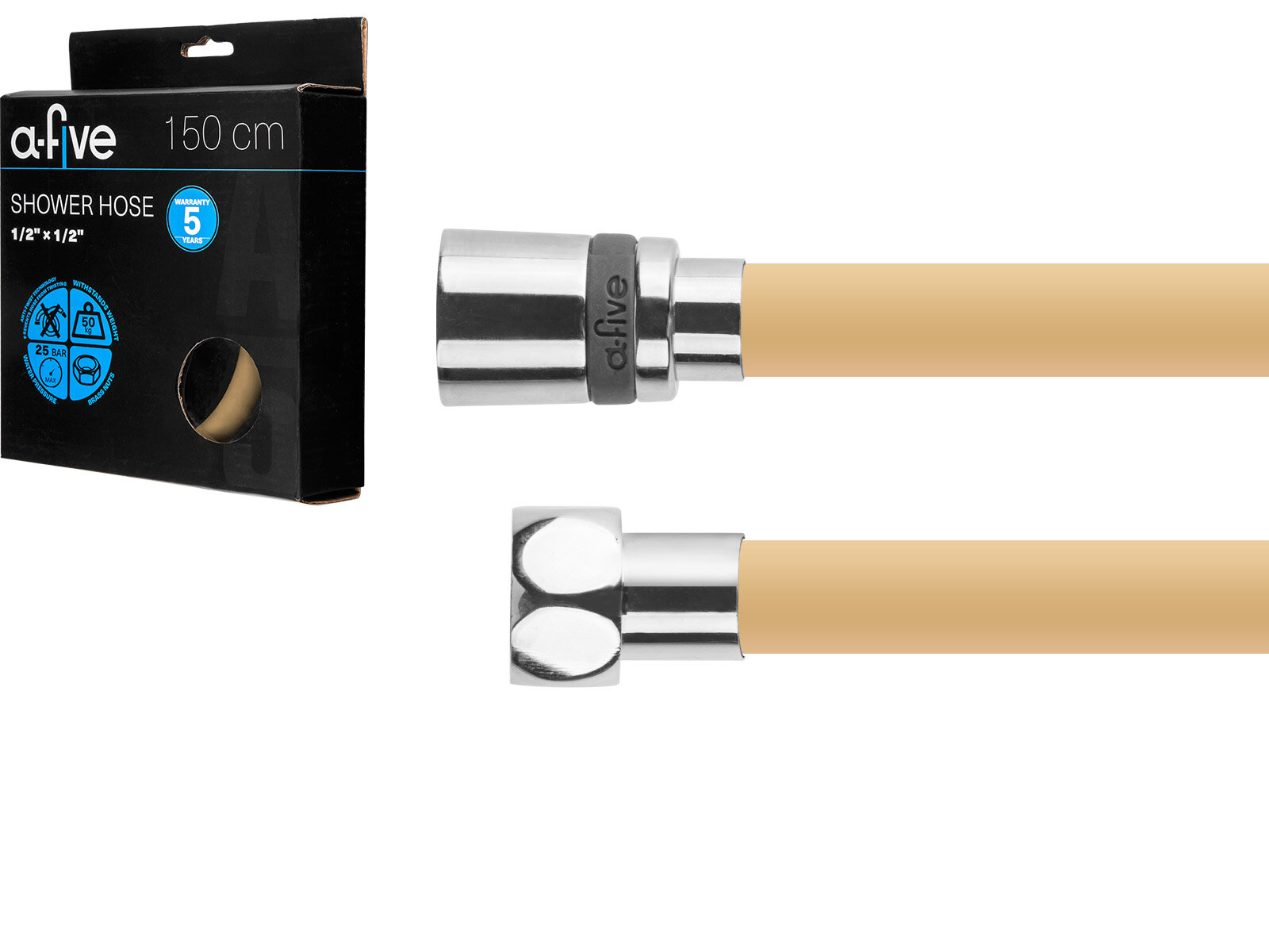 Шланг душевой A-FIVE 150 см (A5-032GLD