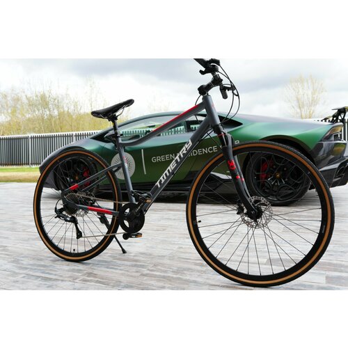 Велосипед Time Try ТT1239s 28 Алюминиевая рама 18 Спортивный Взрослый Подростковый Унисекс серый с красным 29900₽