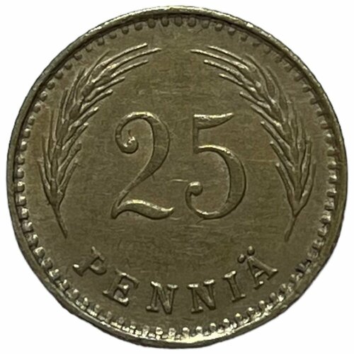 Финляндия 25 пенни 1921 г. (H) банкнота номиналом 25 пенни 1918 года финляндия