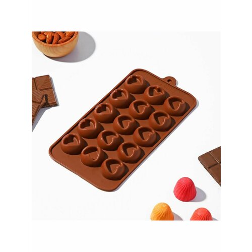 Форма для льда и кондитерских украшений Сердце 556₽