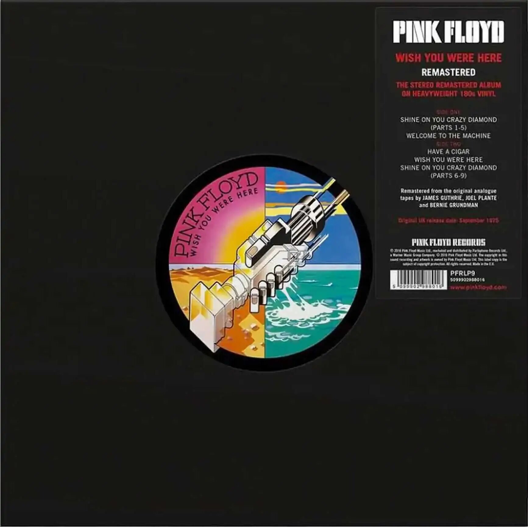 PINK FLOYD - WISH YOU WERE HERE (LP) виниловая пластинка