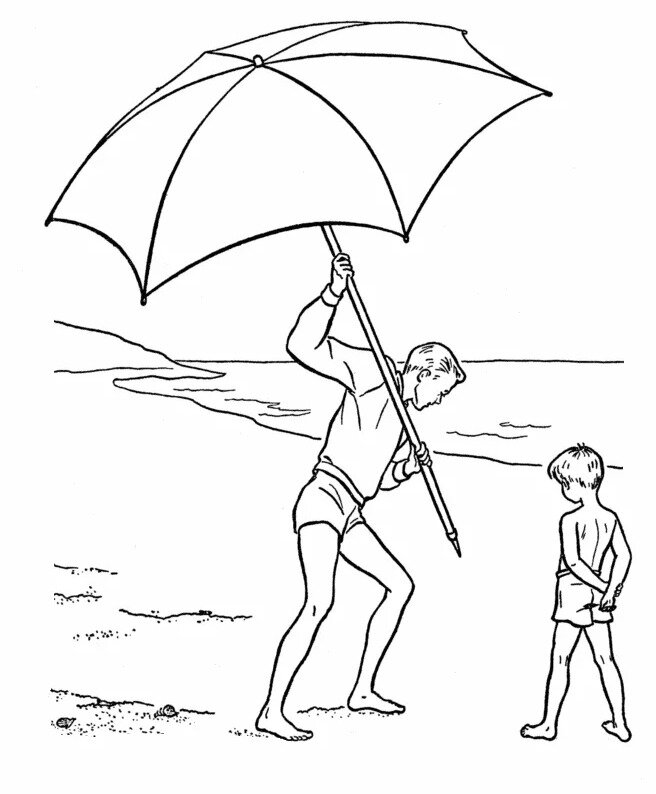 Зонт пляжный BU-63 диаметр 145 см, складная штанга 170 см Ecos - фото №4