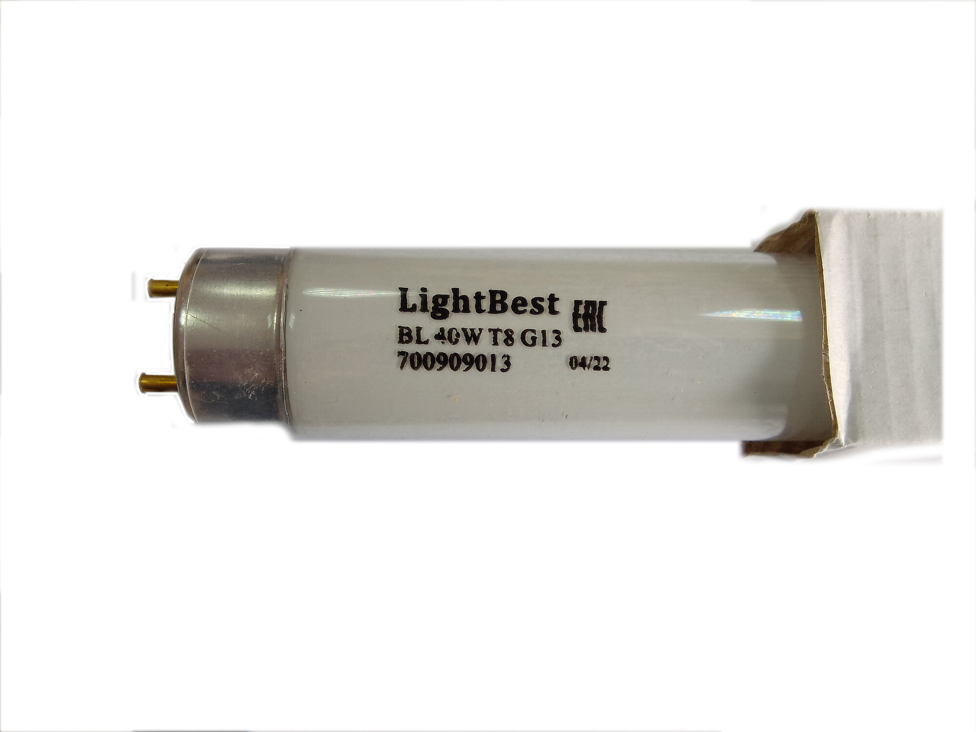Лампа инсектицидная в пленке в ловушки для насекомых LightBest BL 40W T8 G13 355-385nm L=590mm