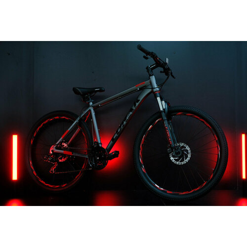 Велосипед горный Lorak LX3 19 дюймов под рост 165-182см 275 дюймов серыйкрасный для мужчин и женщин 37500₽