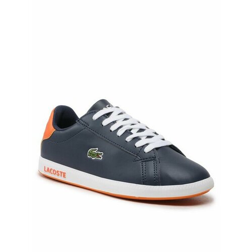 кроссовки lacoste graduate pro black white Кроссовки LACOSTE, размер 36 EU, синий