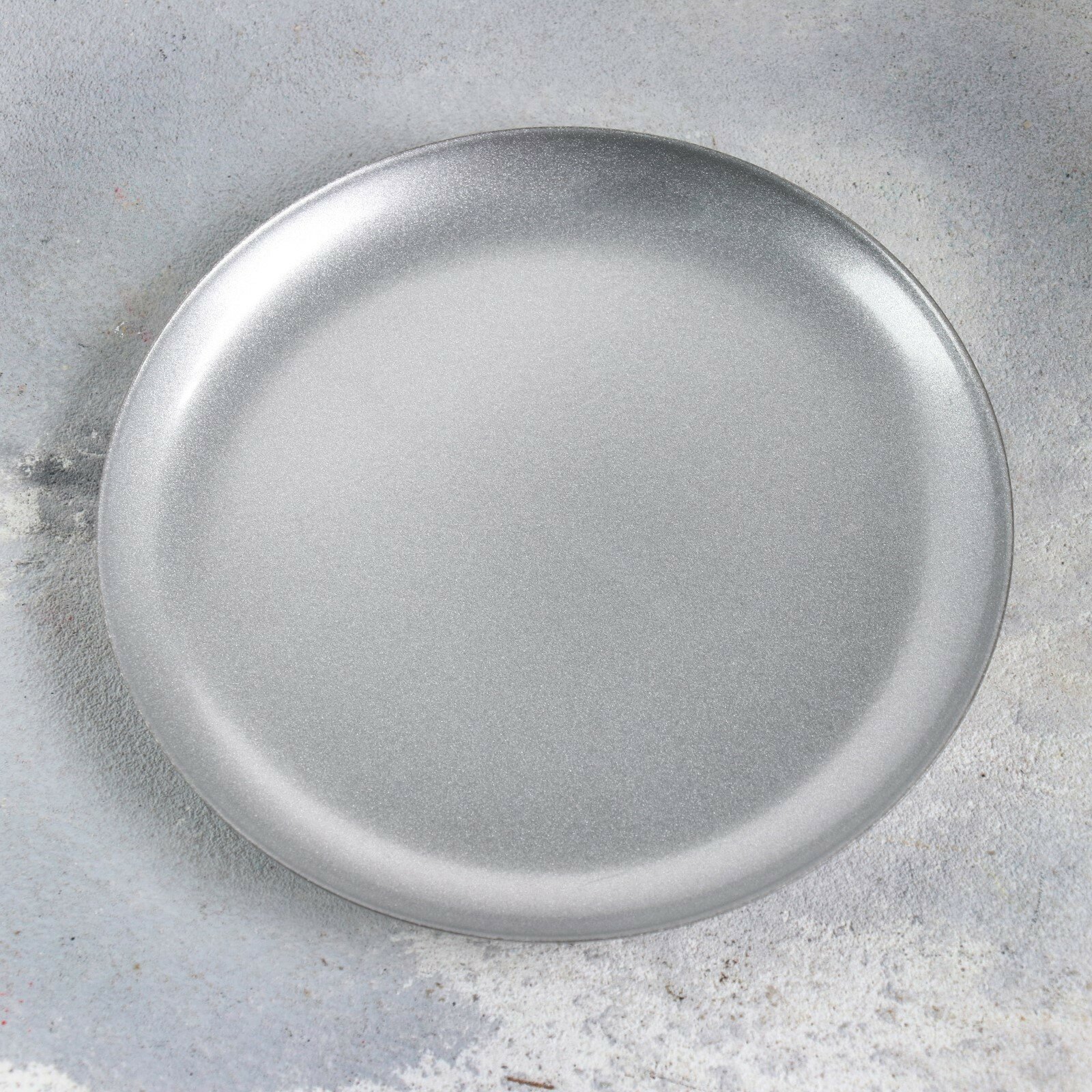 Подсвечник "Чашка 140" металл на одну свечу, 14х14 см, серебро