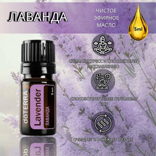 Эфирное масло doTERRA Лаванда 5 мл doterra эфирное масло индийский сандал 5 мл