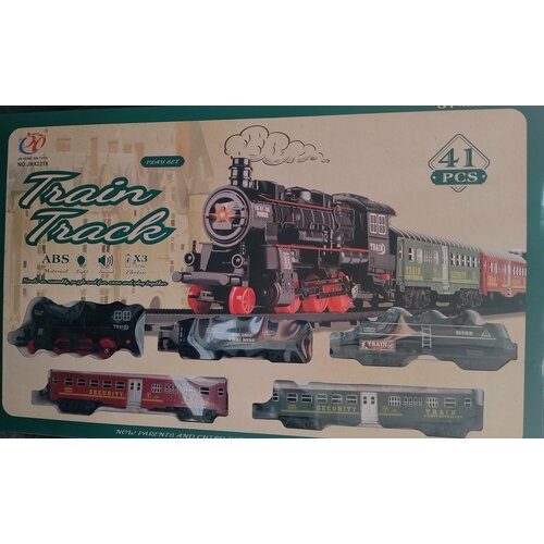 Железная дорога со светом и звуком 41 элемент 2600₽